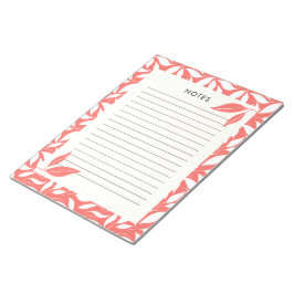 Cuaderno Botánico de Coral Moderno