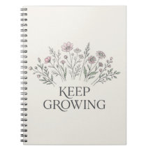 Cuaderno Botánico de Flor Silvestre para Seguir Cr