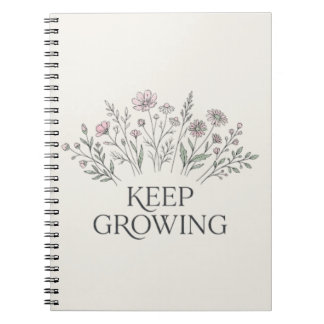 Cuaderno Botánico de Flor Silvestre para Seguir Cr