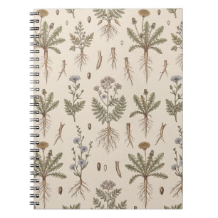 Cuaderno Botánico de Hierbas y Raíces Silvestres V