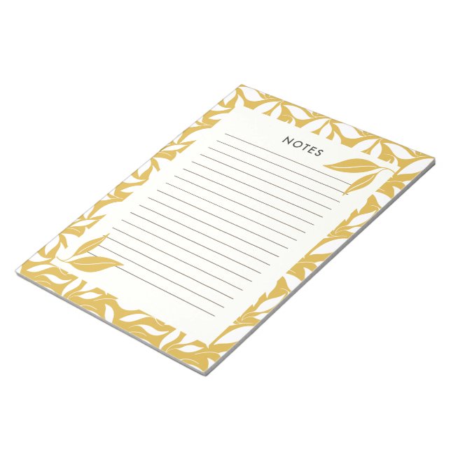 Cuaderno Botánico de Oro Moderno (Lado Derecho)