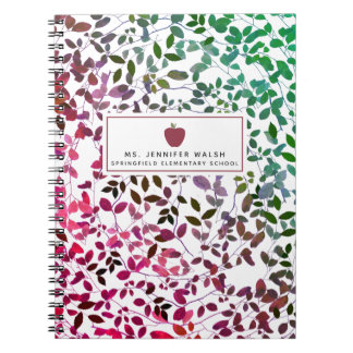 Cuaderno botánico del profesor de Boho Apple