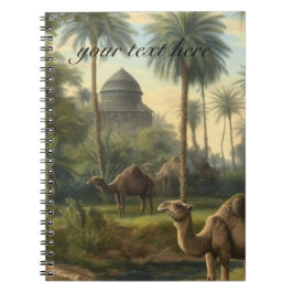 Cuaderno Botánico: dromedarios en la selva cerca de un río