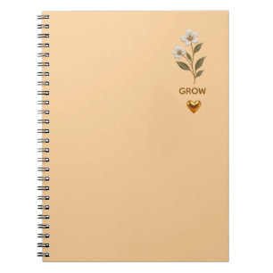 Cuaderno Botánico Floral Elegante – Flo Minimalist