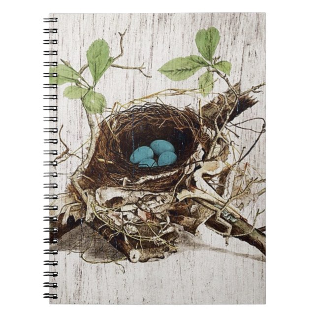 Cuaderno botánico francés de la jerarquía del pájaro de las (Frente)