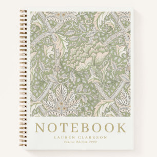 Cuaderno Botánico Inspirado en Morris
