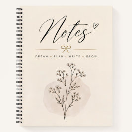Cuaderno Botánico Minimalista