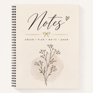 Cuaderno Botánico Minimalista