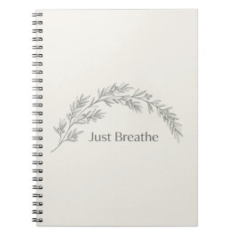 Cuaderno Botánico Minimalista Respira