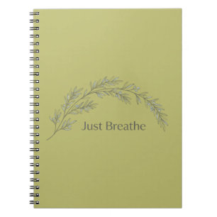 Cuaderno Botánico Minimalista Respira
