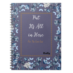 Cuaderno Botánico Púrpura
