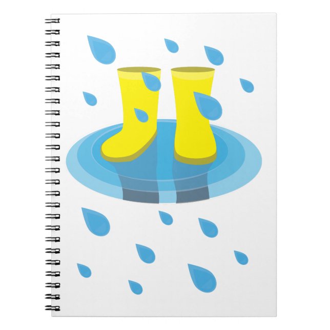 Cuaderno Botas de lluvia (Frente)