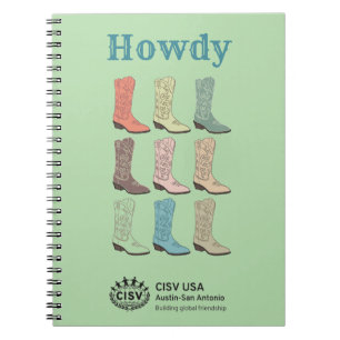Cuaderno Botas de vaquero CISV Austin