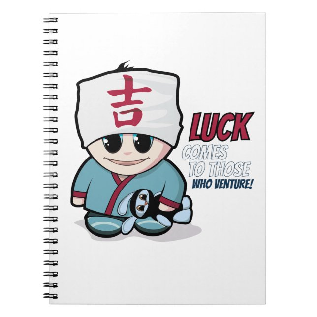 Cuaderno Bote de artes marciales de Manga (Frente)