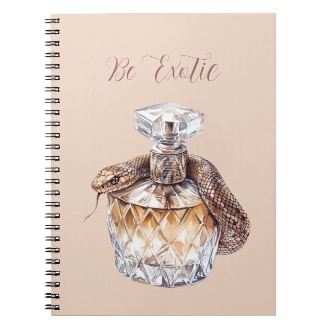 Cuaderno Botella de perfume de serpiente (Frente)