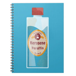 Cuaderno Botella de queroseno Parafina