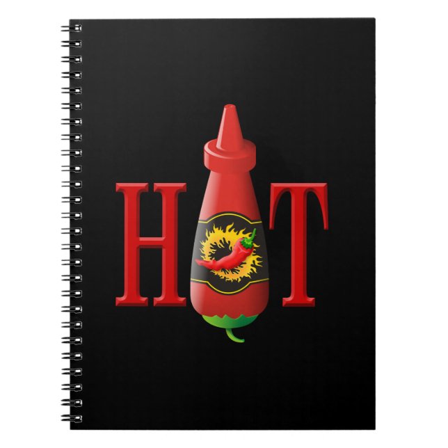 Cuaderno Botella de Salsa Caliente (Frente)