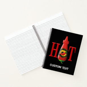 Cuaderno Botella de Salsa Caliente