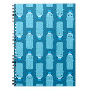 Cuaderno Botellas de agua de Kawaii