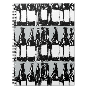 Cuaderno botellas de cerveza