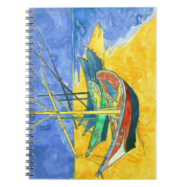 Cuaderno Botes de Vincent van Gogh en Saintes-Marie Waterco