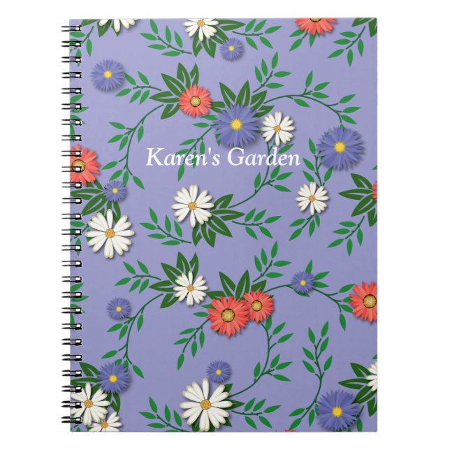 Cuaderno Botones Daisy y Bachelors (Frente)