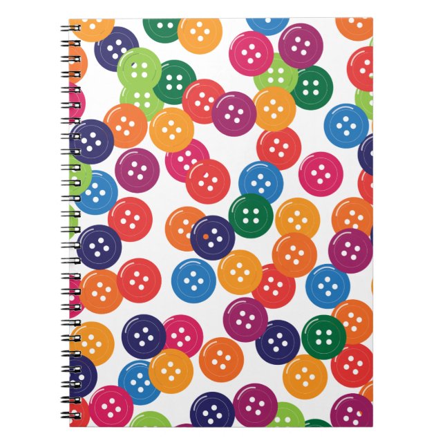 Cuaderno Botones de color básicos Editar (Frente)