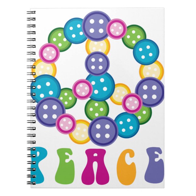 Cuaderno Botones de paz (Frente)