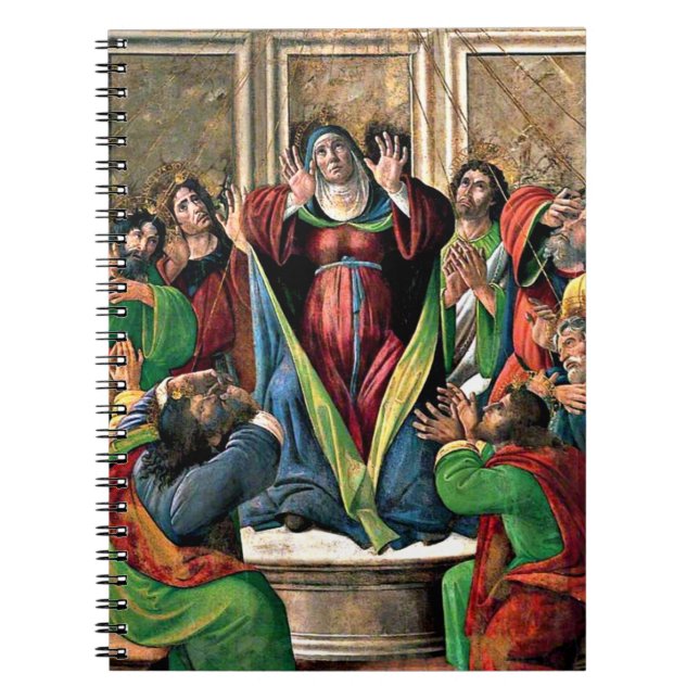 Cuaderno Botticelli - El descenso del Espíritu Santo (Frente)