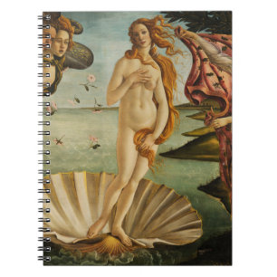 Cuaderno Botticelli el nacimiento de Venus