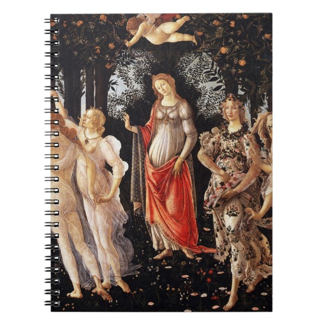 Cuaderno Botticelli Primavera Notebook (Frente)