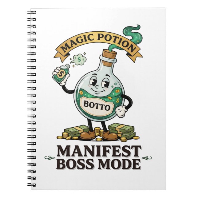 Cuaderno Botto Manifest Boss Mode Retro 1930s Cartoon Potio (Frente)