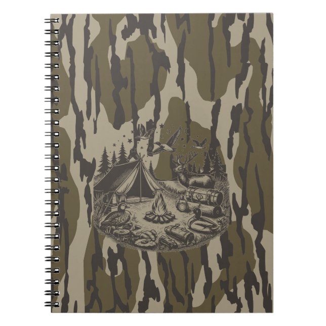 Cuaderno Bottomland Camo Camping Gear Camo (Frente)