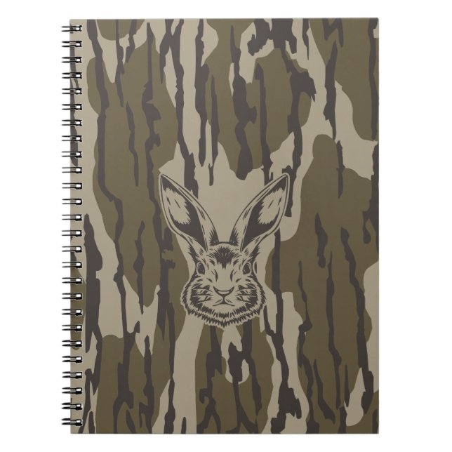 Cuaderno Bottomland Camo Hundiendo Camo Rabbit (Frente)