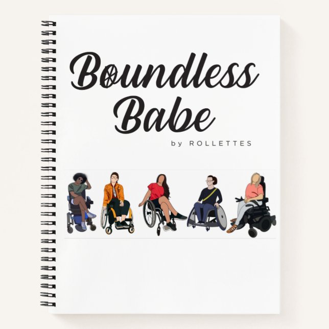 Cuaderno Boundless Babe bloc de notas (Anverso)