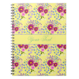 Cuaderno Bouquet de flores con bloc de notas Dahlia