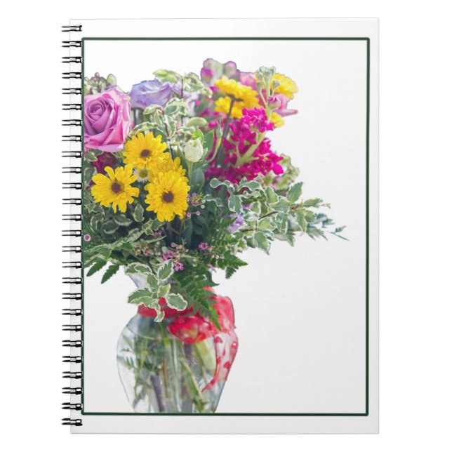 Cuaderno Bouquet de flores cortadas (Frente)