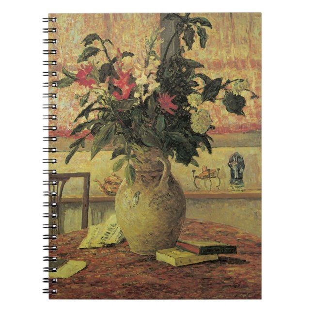 Cuaderno Bouquet de flores en la ventana de Maxine Maufra (Frente)
