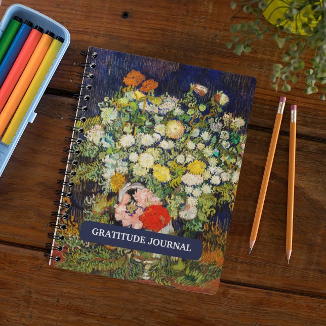 Cuaderno Bouquet de flores en una bolsa de Vincent Van Gogh (Subido por el creador)