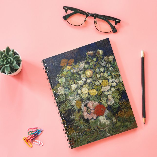 Cuaderno Bouquet de flores en una bolsa | Vincent van Gogh (Subido por el creador)