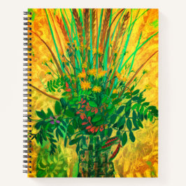 Cuaderno Bouquet de la Bahía Finlandesa, arte floral modern