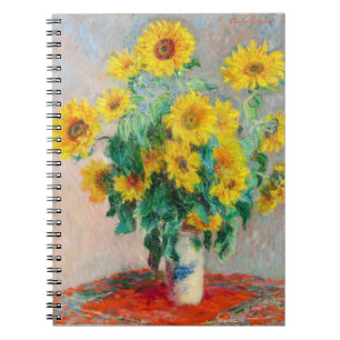 Cuaderno Bouquet de los girasoles Claude Monet