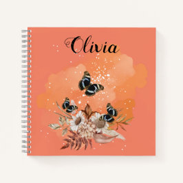 Cuaderno Bouquet floral blooming garden
