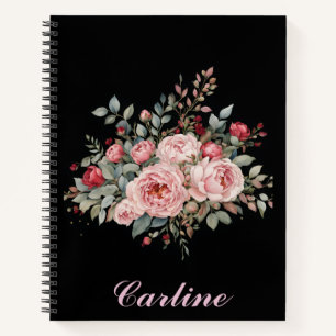 Cuaderno Bouquet rosa y Rosa Rojo