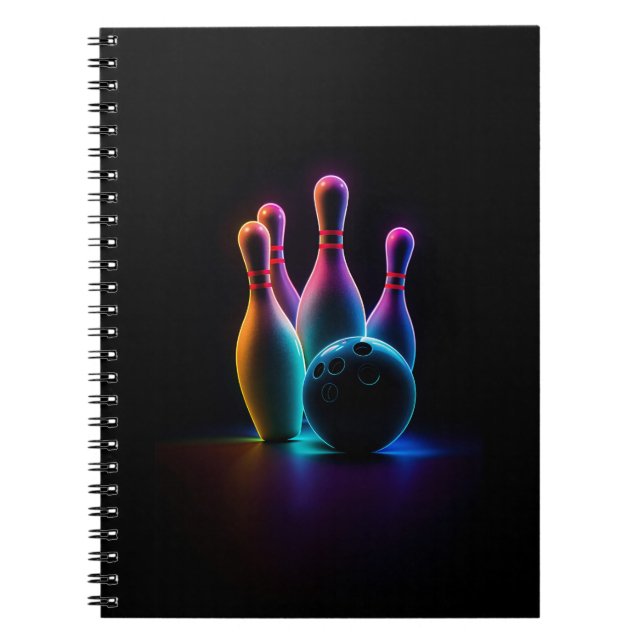 Cuaderno bowling neon (Frente)