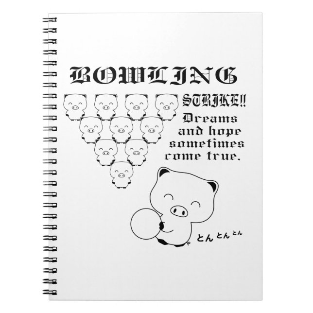 Cuaderno Bowling Tee (Frente)