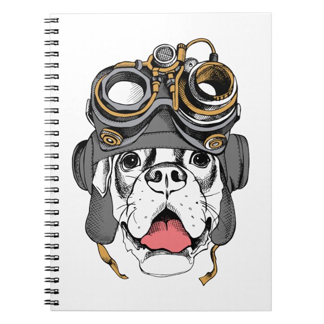 Cuaderno Boxeador Steampunk (Frente)