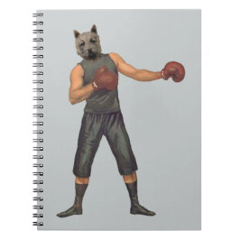 Cuaderno Boxeador Westie del vintage