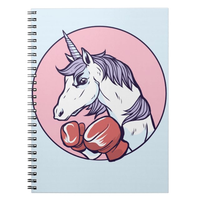 Cuaderno Boxeo Unicornio (Frente)
