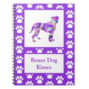 Cuaderno Boxer Dog Besa a Silhouette Cute PPY&B